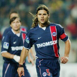 as new Nike PSG Paris Saint-Germain 2002-03 home shirt soccer jersey Thomson